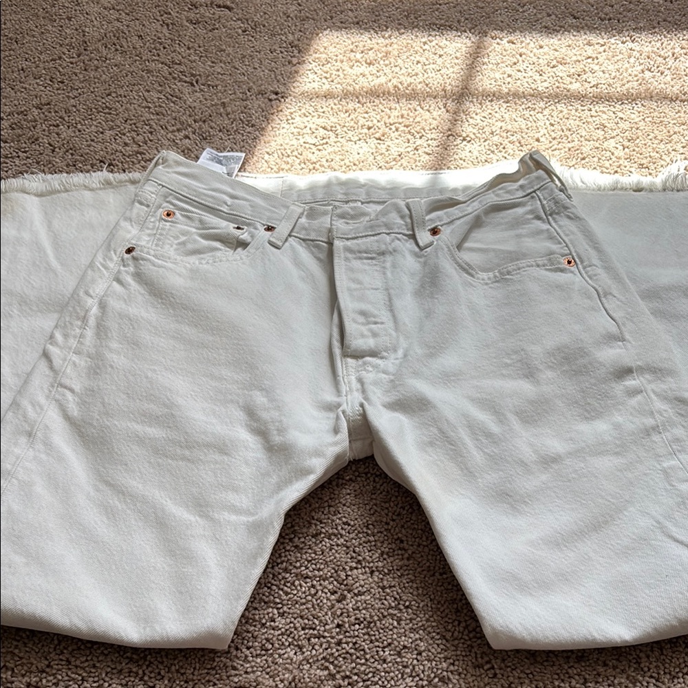 Levi’s White Denim Jeans